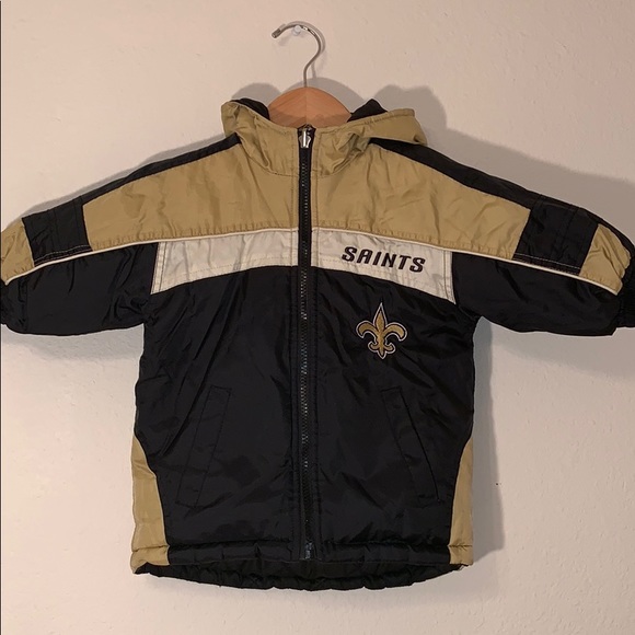 NFL New Orleans Saints Reversible Coat Sz 12 mo - Picture 1 of 8